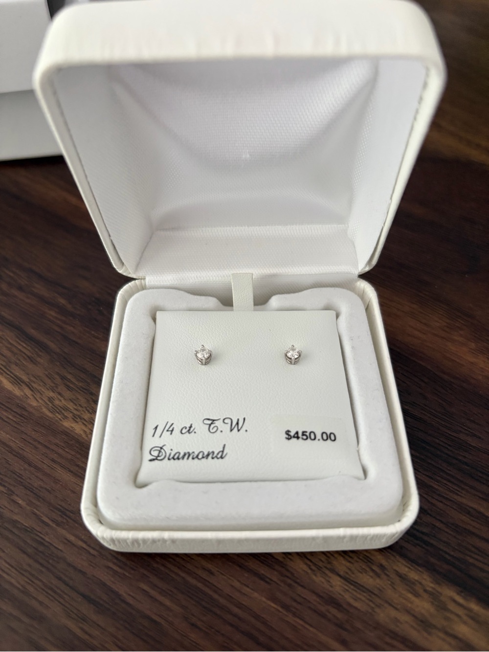Kohl's Silver Diamond Stud Earrings